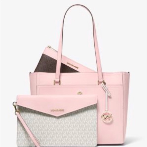 MICHAEL KORS MAISIE Large Leather 3-in 1 Tote Bag - Picture 9 of 16